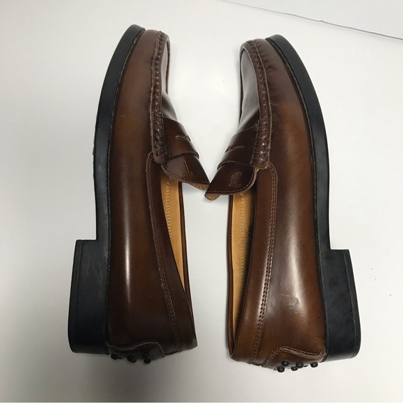 Tod’s Mens Brown Leather Penny Loafer Driving Shoe size 39.5 / US 7 - Picture 6 of 11